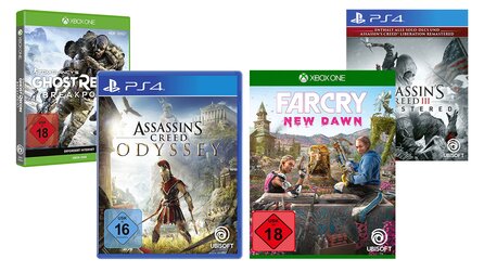 Amazon Angebot: Top-Spiele von Ubisoft für PS4 + Xbox One günstiger [Anzeige]