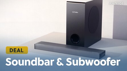 Eine Dolby Atmos-Soundbar mit Subwoofer für richtig wenig Geld? Dieses Angebot bei Amazon macht’s möglich!