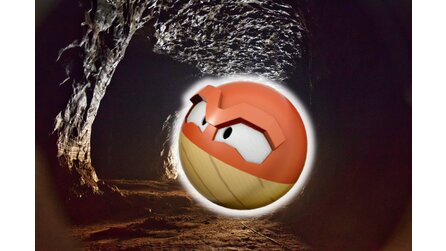 Pokémon Pokopia Spieler benutzt Voltobal als Kanonenkugel und findet damit den wohl schnellsten Weg, um große Höhlen zu sprengen