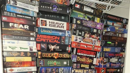 Sohn will seinem Vater eigentlich nur dabei helfen, eine Rumpelkammer aufzuräumen - plötzlich finden sie dutzende Games aus einer besseren Zeit