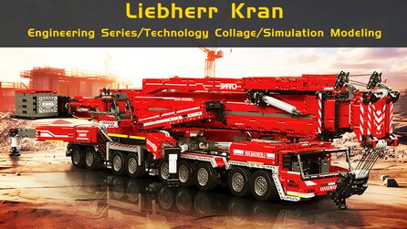 Mould King Kran Liebherr LTM 11200 Set 17007 + 17008: Eine echte LEGO Technic-Alternative!