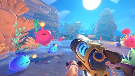 In Slime Rancher kümmert ihr euch um Schleime auf einem Alien-Bauernhof und es ist wundervoll