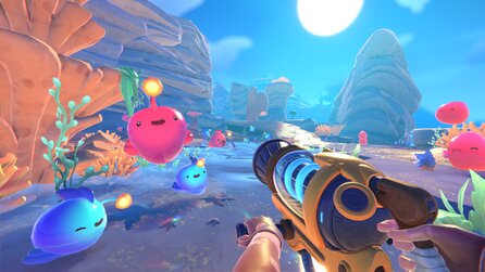 Mit Slime Rancher 2 bekommt ihr eine Mischung aus Farming Sim, Open World-Adventure und Ego-Shooter