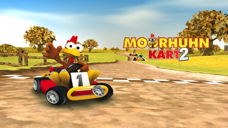 Moorhuhn Kart 2 ist der perfekte Fun-Racer für alle Fans des beliebten Huhns