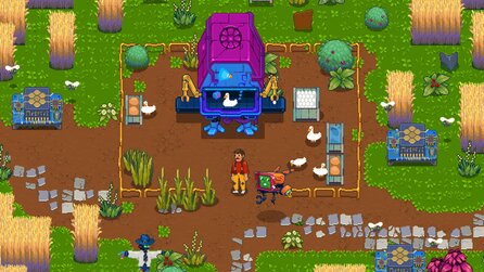 Teaserbild für Silicone Heart ist eine Farming Sim, die euch als einzigen Menschen auf einem Planeten voller Roboter abwirft