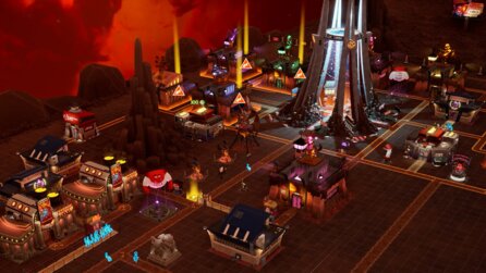 In diesem Aufbauspiel erschafft ihr die Hölle und treibt armen Seelen ihre Sünden aus - mit Papierkram und ewigem Schlangestehen