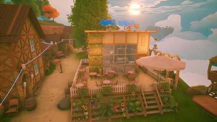 Solarpunk: Das potenzielle Cozy-Highlight aus Deutschland zeigt mehr vom Bauen und Erkunden auf den schwebenden Inseln