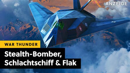 War Thunder bringt kuriose Exoten - Freut euch auf ein unsichtbares Flugzeug, ein unorthodoxes Schlachtschiff und einen abgedrehten Flakpanzer