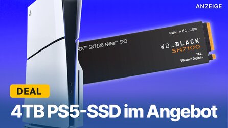 4TB PS5-SSD zum Top-Preis im Amazon-Angebot: Mit so viel schnellem Speicher müsst ihr so bald kein Spiel mehr deinstallieren!