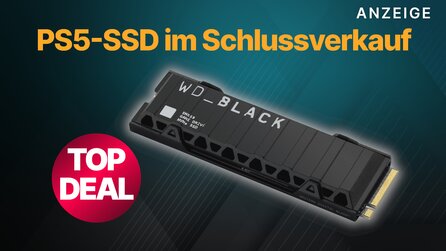 Perfekt für PS5: Holt euch jetzt die SSD WD Black SN850 mit Heatsink im Angebot