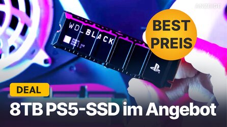 8TB PS5-Speicher im Angebot: Die größte offizielle PS5-SSD gibts jetzt günstig wie noch nie!