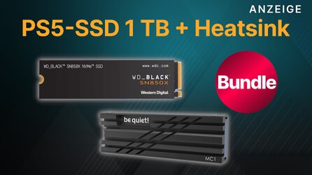 PS5-SSD im Angebot: Die schnelle WD Black SN850X gibt’s jetzt günstig mit Heatsink