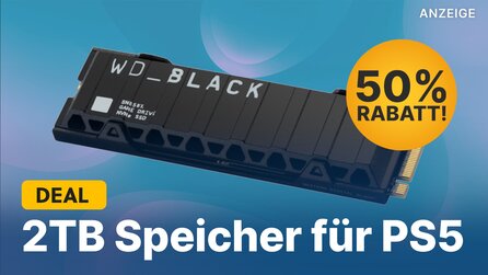 Perfekt für PS5: NVMe-SSD mit 2TB und Heatsink jetzt für die Hälfte der UVP abstauben