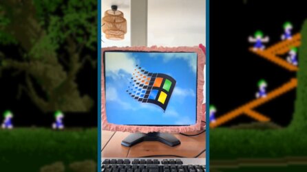 Nostalgie pur! Spielerin bekommt zu Weihnachten Windows 98-PC geschenkt, um stilecht ihr liebstes Aufbauspiel zu zocken