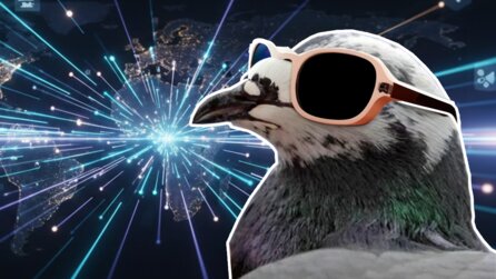 2009 waren Angestellte sauer über das lahme Internet in ihrer Firma und sagten Selbst eine Brieftaube wäre schneller - ihr Chef wollte es testen und am Ende gewann tatsächlich der Vogel