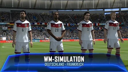 WM 2014 - Simulation - Frankreich gegen Deutschland