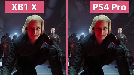 Wolfenstein 2 - 4K-Duell: Xbox One X gegen PS4 Pro im Grafikvergleich