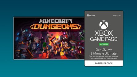 Xbox Game Pass Ultimate bei MediaMarkt kaufen + Minecraft Dungeons spielen [Anzeige]