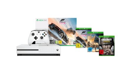 Nur 277 Euro: Xbox One S 1 TB mit AC: Origins + CoD: WW2 + Forza Horizon 3 - Singles-Day-Angebote
