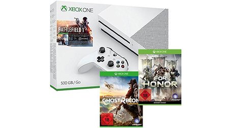 Neues Xbox One S 500GB Bundle bei Amazon - Ghost Recon: Wildlands, For Honor und Battlefield 1