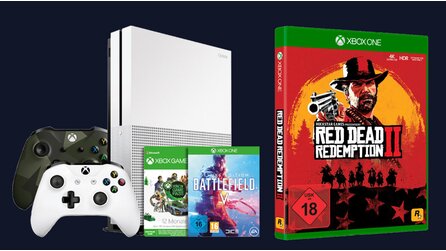 Xbox One S Bundle + RDR 2 geschenkt - Geschenkeaktion bei MediaMarkt