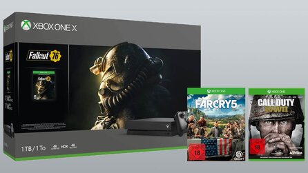 100 Euro Rabatt auf Xbox One X - Bundle mit drei Spielen für 399 Euro [Anzeige]