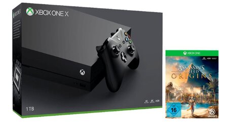 Xbox One X im Bundle mit Assassins Creed: Origins für 498 Euro - Weitere Xbox-Angebote