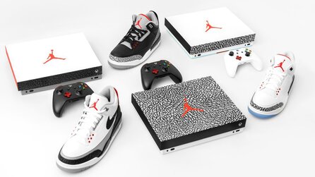 Xbox One X - Microsoft und Nike entwerfen exklusive Air Jordan III-Konsolen