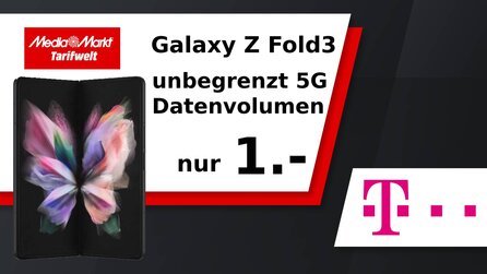 Galaxy Z Fold3 mit unbegrenzten Daten sichern und über 1300 Euro sparen [Anzeige]