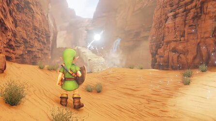 Zelda: Ocarina of Time - Hübsch: Gerudo Valley in der Unreal Engine 4