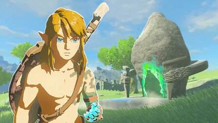 Sinnvoller, als es klingt: Zelda TotK-Fan verpasst Link einen Schrein-Felsen als Helm