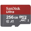 SanDisk Ultra 256GB MicroSDXC Speicherkarte + SD-Adapter