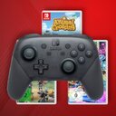 Nintendo Switch Pro Controller + Spiel