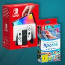 Nintendo Switch OLED + Nintendo Switch Sports (inkl. Beingurt)