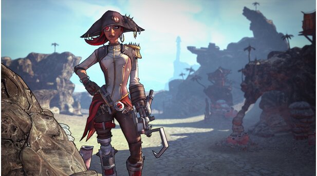 Borderlands 2 - Captain Scarlett und ihr PiratenschatzDas ist Captain Scarlett. Nicht im Bild: ihr Piratenschatz.