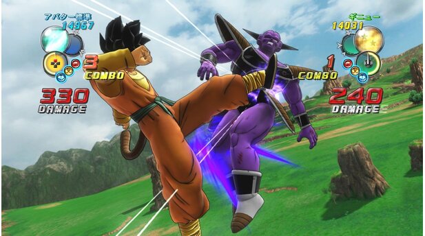 Dragon Ball 7: Ultimate TenkaichiÜber den Ausgang der meisten Kämpfe entscheidet in Ultimate Tenkaichi der Zufall.