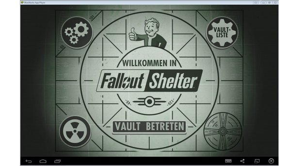 Fallout Shelter lässt sich per Android-Emluatoren wie Bluestacks oder Andy auch auf dem PC kostenlos spielen.
