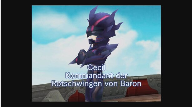 Final Fantasy IVZu Beginn ist unser Held Cecil noch Kommandant der Rotschwingen.