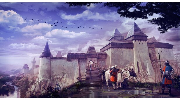 Kingdom Come: Deliverance - ArtworksIn den großen, detailverliebt gestalteten Burgen finden wir Quests, potenzielle Opfer, Händler - alles, was ein Ritter braucht.