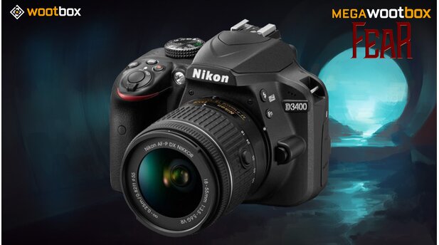 Mit der Spiegelreflexkamera Nikon D3400 für 450€ machst du die perfekten Schnappschüsse auf deiner Halloweenparty. Aber pass auf! Vielleicht fotografierst du auch Sachen, die du nicht hättest sehen sollen!