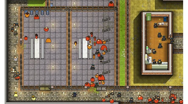 Prison Architect - Screenshot der Konsolen-Portierung