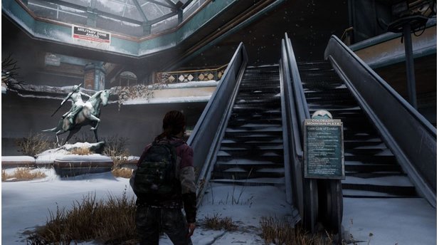 The Last of Us RemasteredDer DLC Left Behind befindet sich ebenfalls im Paket. Die Epidsode beleuchtet die Freundschaft zwischen Ellie und Riley.