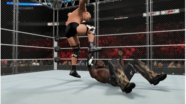 WWE 2K15Die Wrestler bewegen sich genau wie ihre realen Vorbilder, inklusive typischer Manierismen.