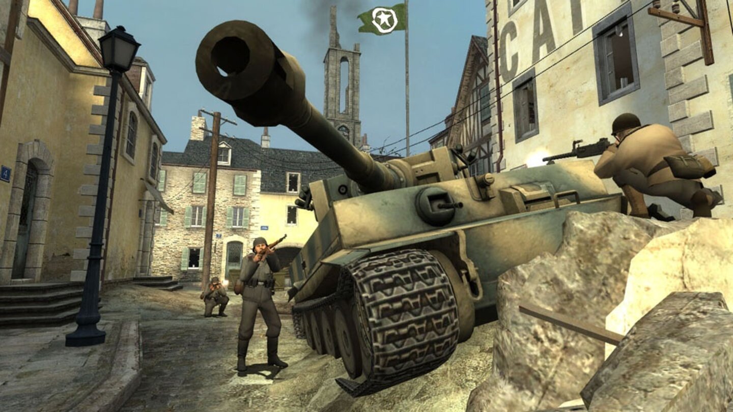 Day of Defeat: Source (September 2005)Noch bevor Valve die spielbare Technologie-Demo Half-Life 2: Lost Coast veröffentlichte, erschien der Multiplayer-Shooter Day of Defeat: Source und zeigte erstmals die neuen HDR-Effecte in der Source-Engine.