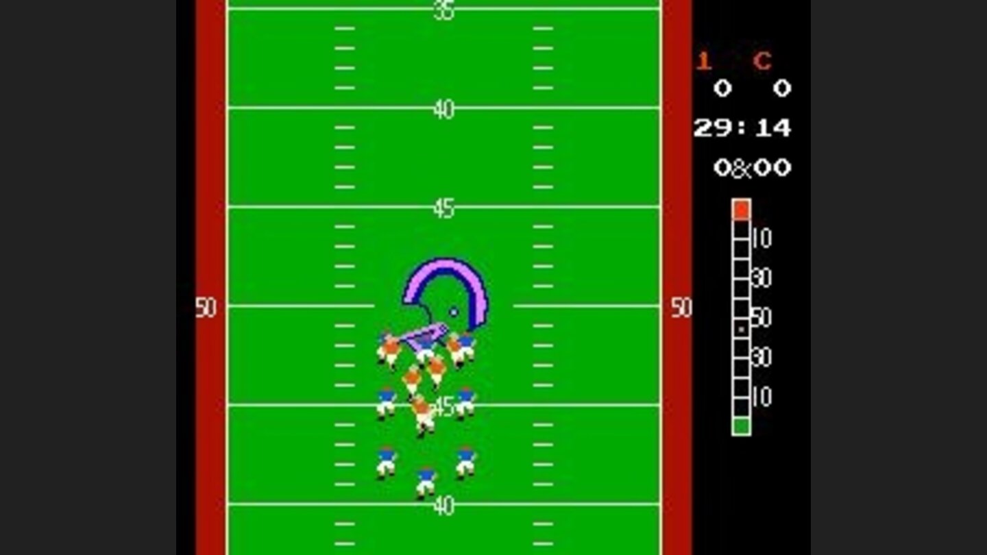 The opponent defensive team tries to stop you