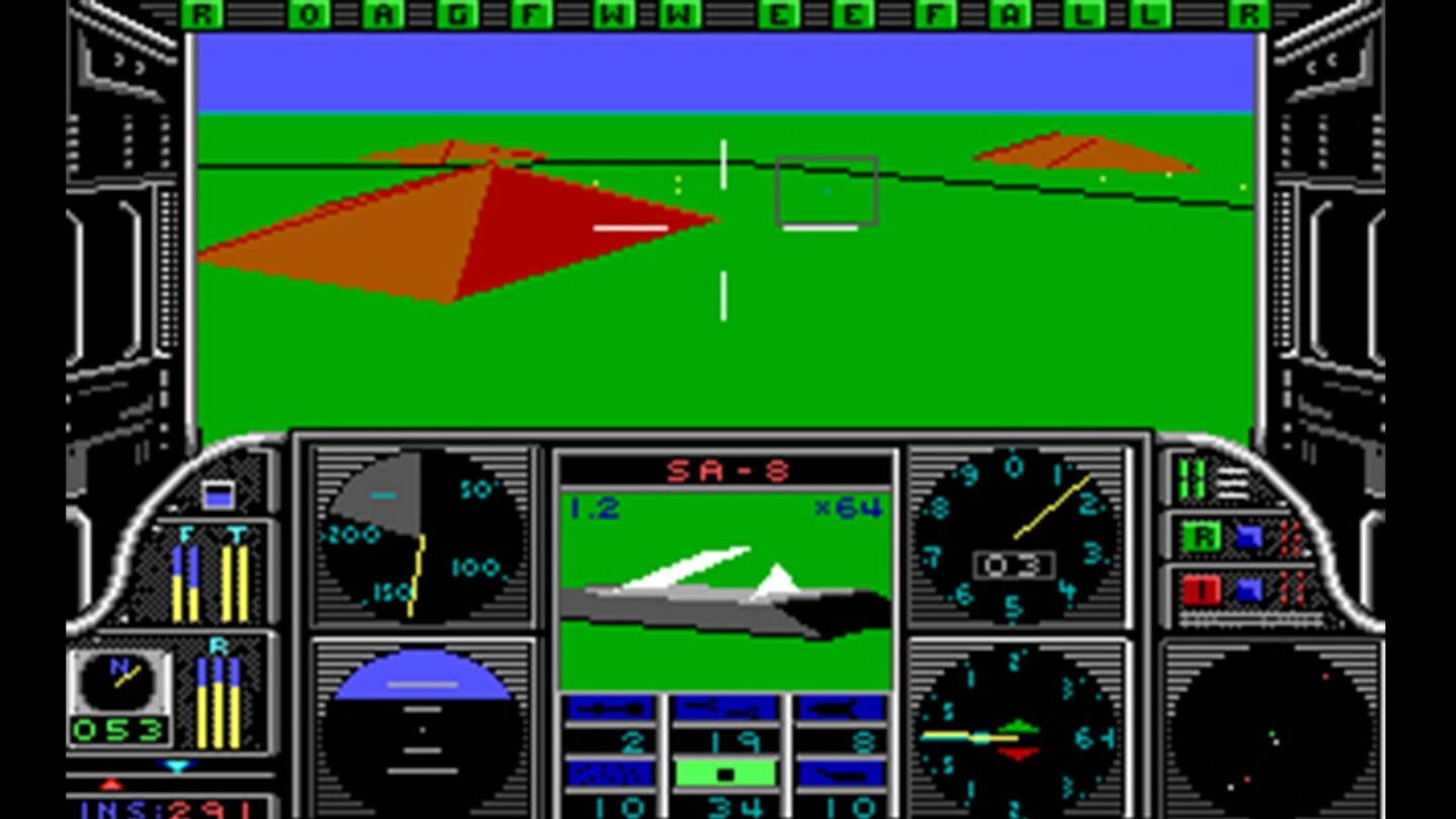 Gunship (1986)Weil seine erste komplett dreidimensionale (Hubschrauber-)Simulation zu viel Leistung frisst, lernt Sid 3D-Mathematik, um sie zu optimieren.