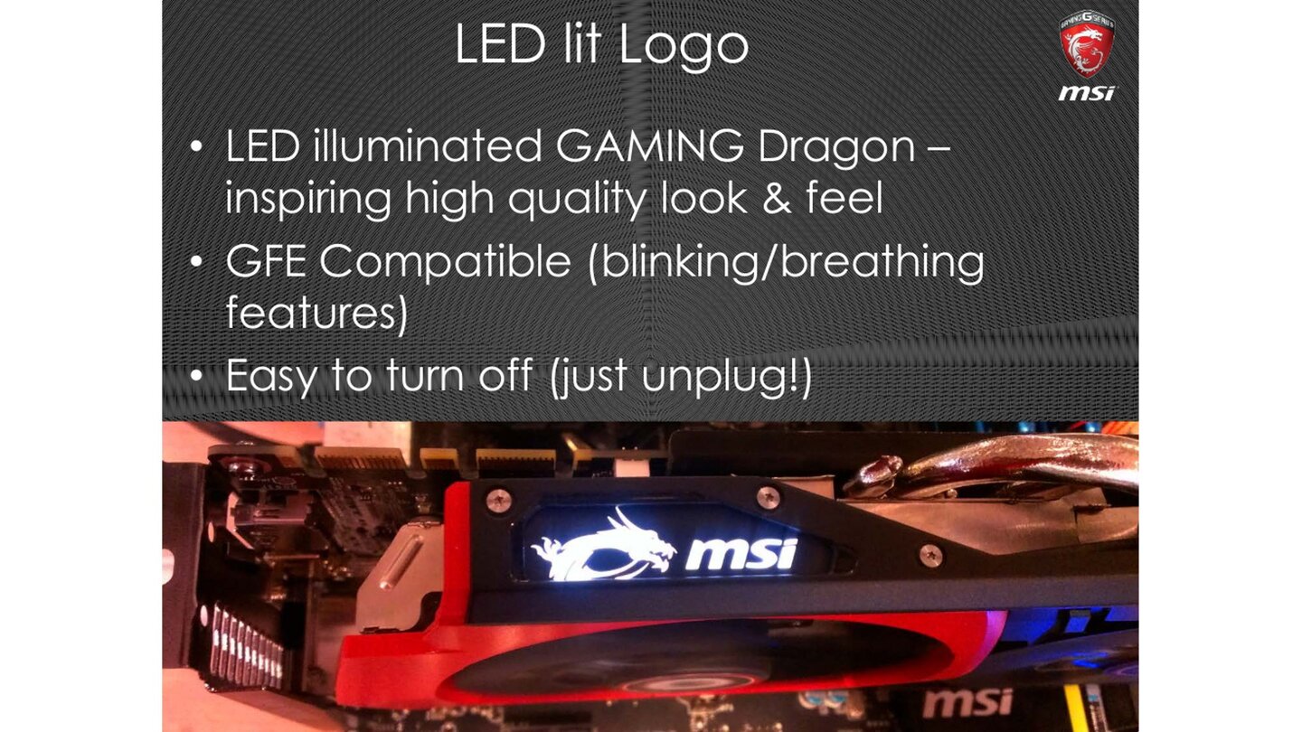 MSI Geforce GTX 960 Gaming 2G - Hersteller-Präsentation