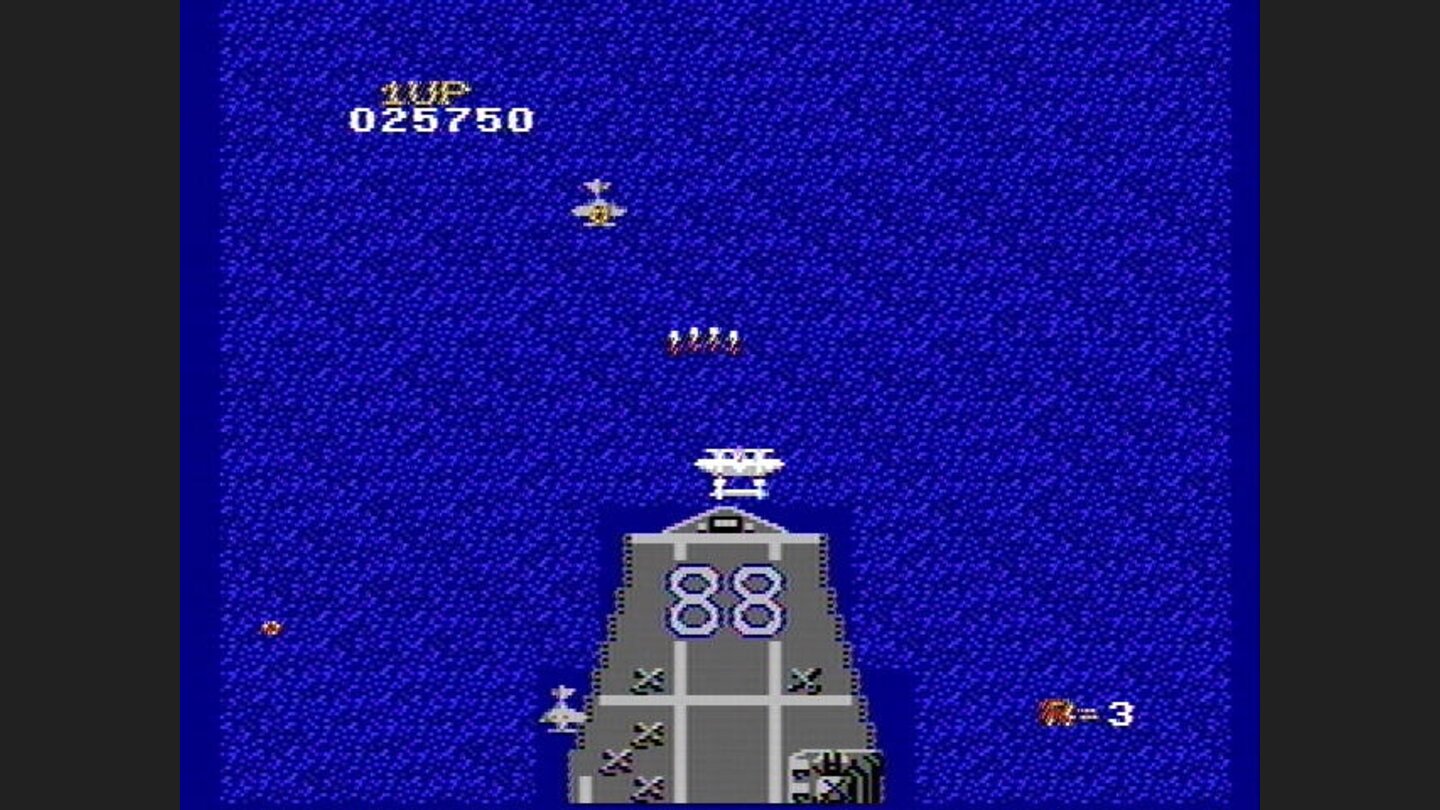 Each level starts on an aircraft carrier