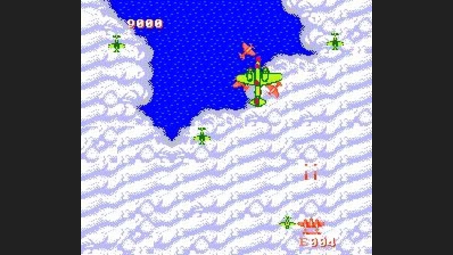 Those big green planes take several hits to destroy