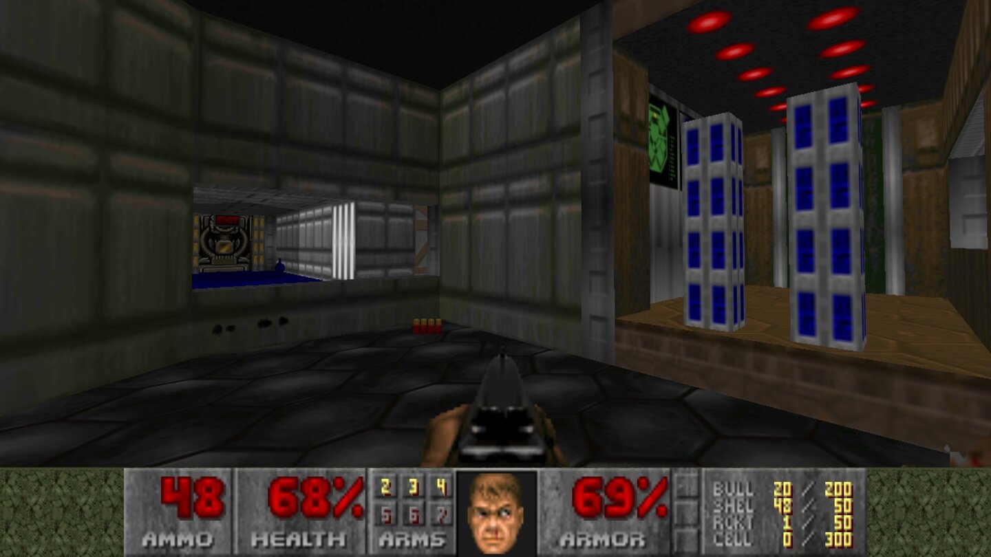 2002: A Doom OdysseyDas Spielgefühl der Mod steht ganz im Zeichen von ihrer Vorlage: Keycards finden, Exits erreichen.